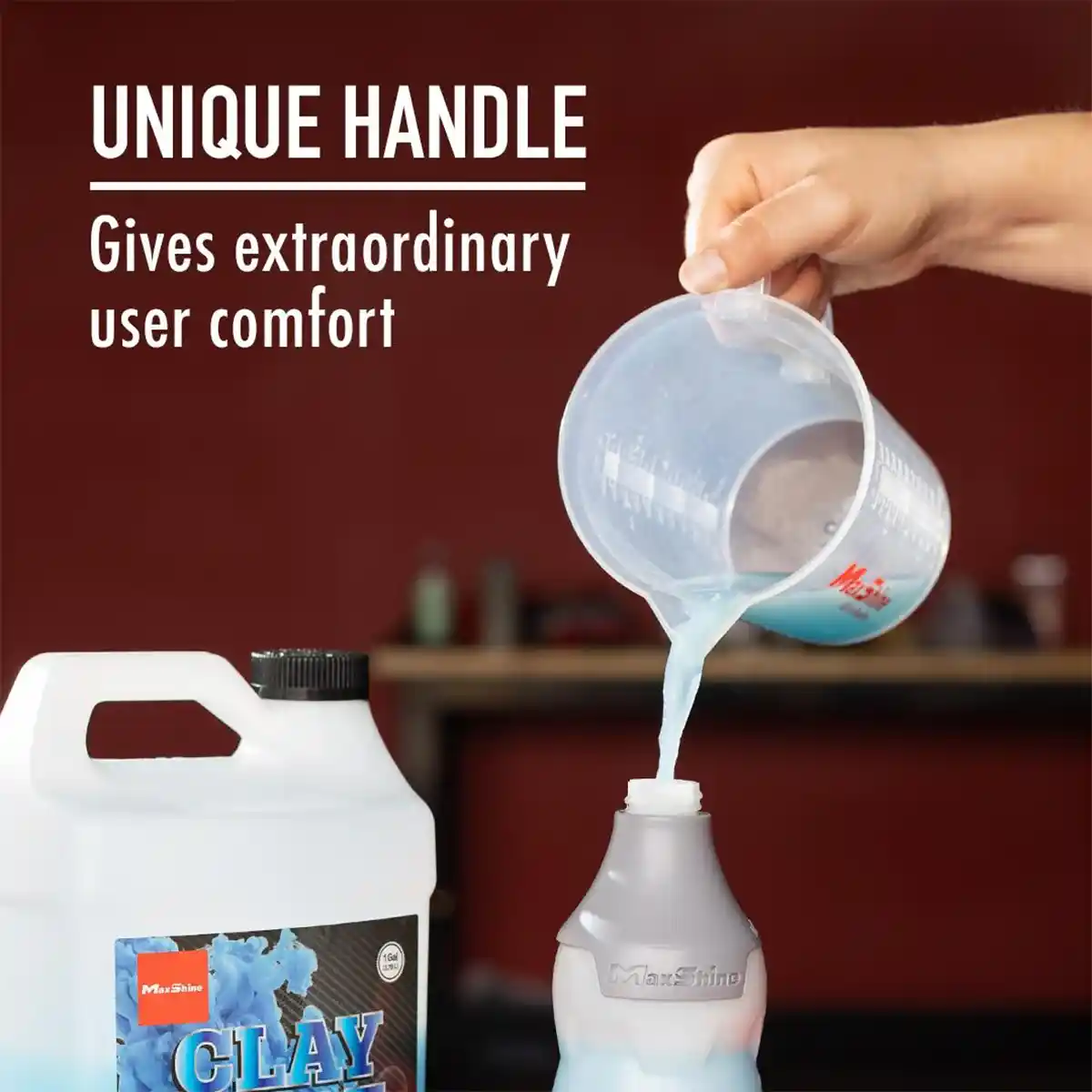 Measuring Cups-Transparent - 1000ML and Measuring Cup for Professional Detailing Tools